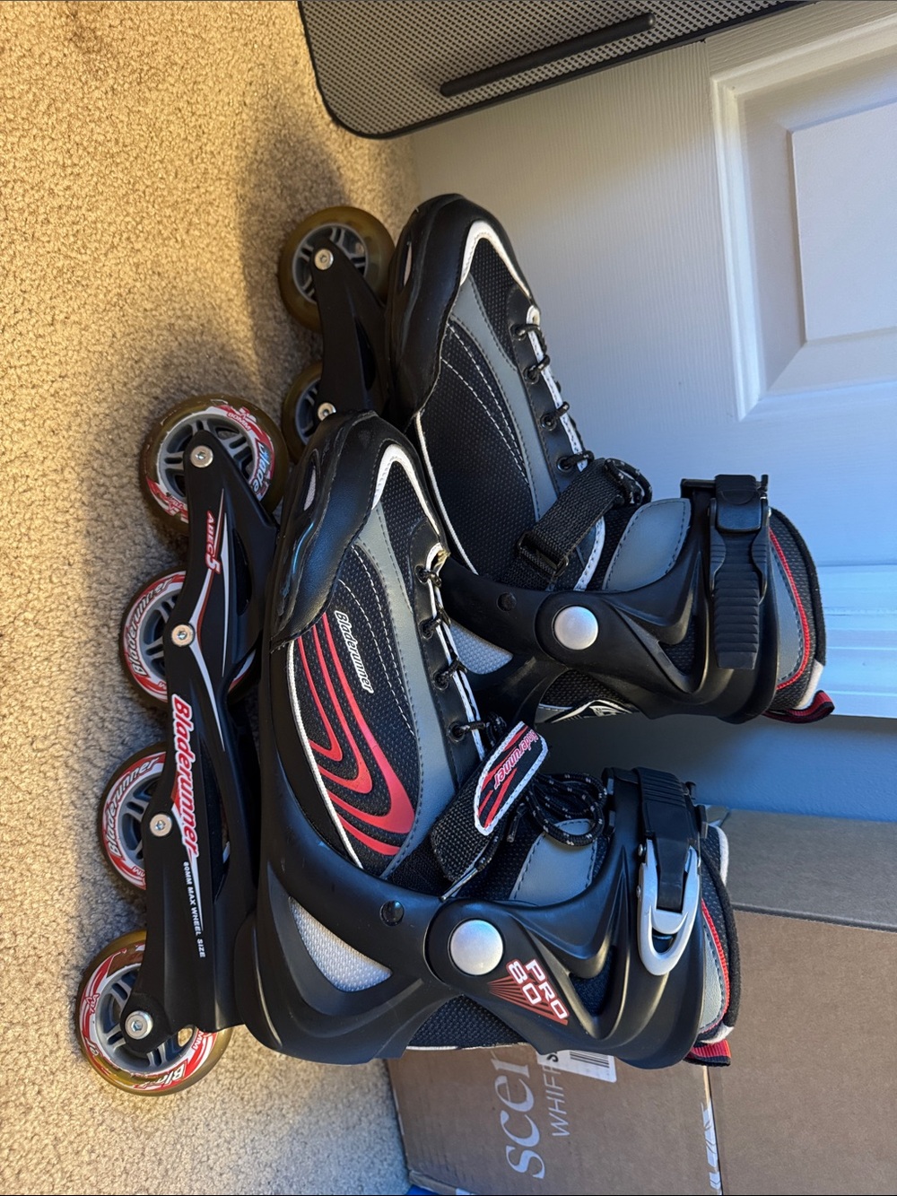 Bladeworx Pro 270 Black and Red Inline Skates for Men
